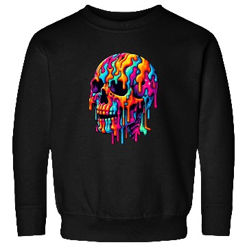 Discover Vibrant Psychedelic Skull Sweatshirts