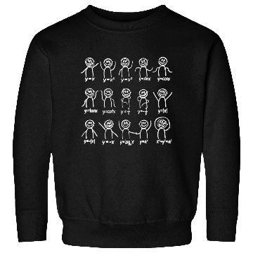 Discover Funny Algebra Dance Graph Figures Design Sweatshirts