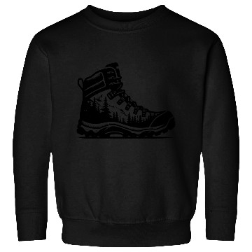 Discover Nature Forest Hiking Boot Sweatshirts