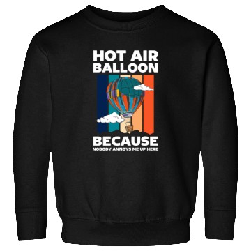 Discover Balloon Aviation Fun Hobby Sweatshirts