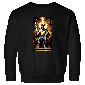 Discover Zeus Jupiter Greek Mythology Gods Baroque Sweatshirts