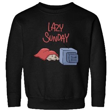 Discover Lazy Sunday Funny Quote Print Sweatshirts