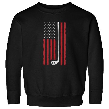 Discover Golf American Flag US Golfer Golfing Golf Lovers Sweatshirts
