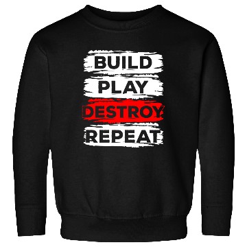 Discover Blocks Children Building Miniature Building Sweatshirts