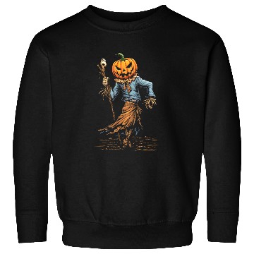 Discover Spooky Halloween Scarecrow Sweatshirts