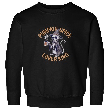 Discover Pumpkin Spice Lover King For Pumpkin Spice Fans Sweatshirts