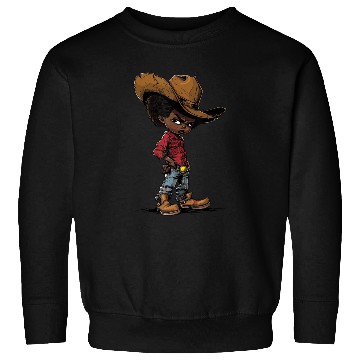 Discover Lil Black Cowboy Sweatshirts