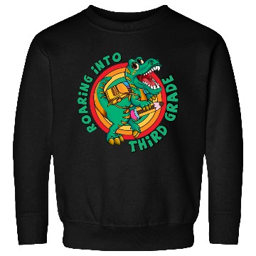 Discover 3rd With Dinosaur rainbow Back To School Sweatshirts