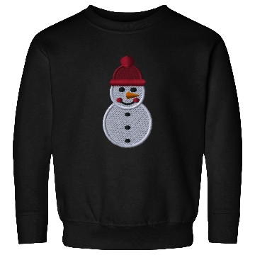 Discover Snowman embroidered Sweatshirts