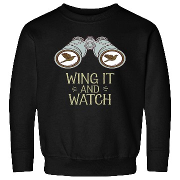 Discover Wing It and Watch Birdwatching Nature Adventure Sweatshirts