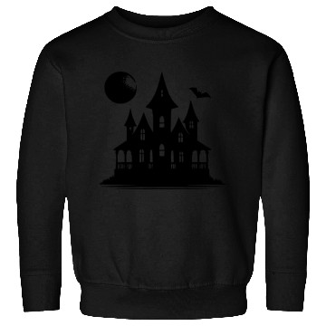 Discover Full Moon Halloween Midnight Children's Haunted Sweatshirts