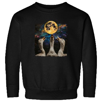 Discover Ducks Farm Animal Farmer Howling Moon Sweatshirts