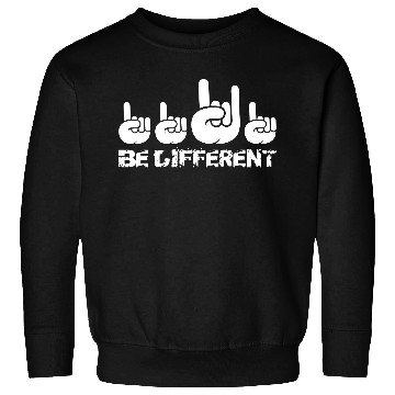 Discover 4 Be Different Heavy Metal Hard Rock Hand Gestures Sweatshirts