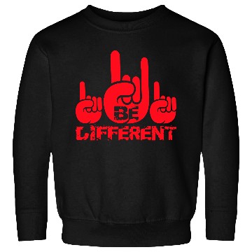 Discover 3 Be Different Heavy Metal Hard Rock Hand Gesture Sweatshirts