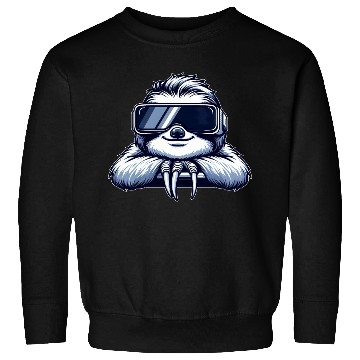 Discover Sloth VR Gamer Gaming Relaxed Chill Sweatshirts