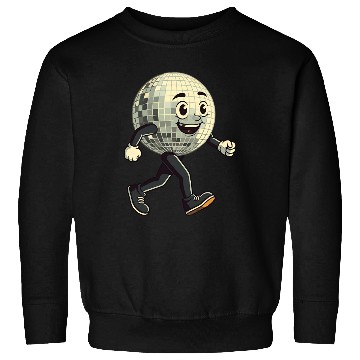 Discover Disco Ball Walking - Retro Funk in Motion Sweatshirts