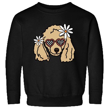 Discover Poodle Brown retro Dog Sweatshirts