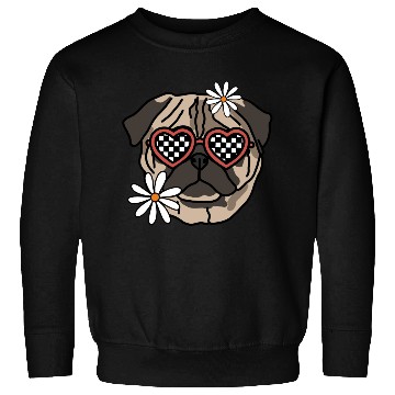 Discover Pug retro Dog Sweatshirts