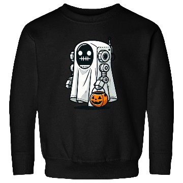 Discover funny halloween robot Sweatshirts