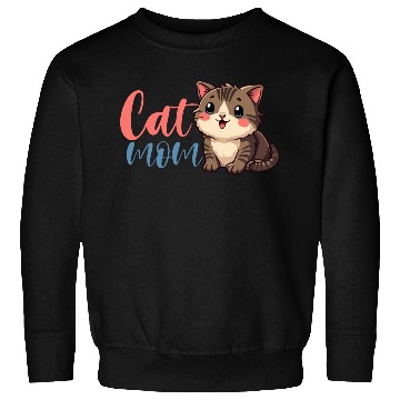 Discover Adorable Cat Mom Design with Cute Kitten Sweatshirts