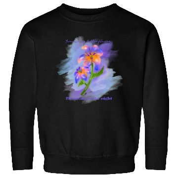 Discover My Midnight Flower Sweatshirts