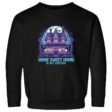 Discover 8 Bit Haunted House 01 Sweatshirts