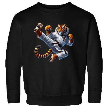 Discover Tiger Martial Artist in Action Sweatshirts