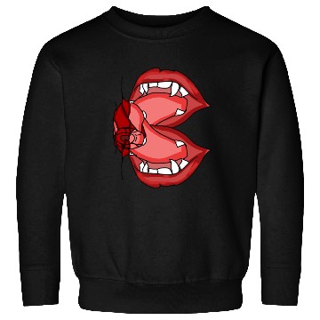Discover Fangs Unleashed A Vampire s Fierce Expression Sweatshirts