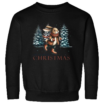Discover Squirrel Skating: Waiting for Christmas Fun Sweatshirts