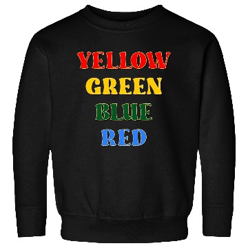 Discover PSYCHOLOGY TEST STROOP-EFFECT COLORS Sweatshirts