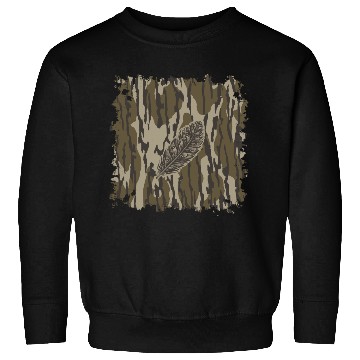 Discover Turkey Feather Bottomland Camo Forest Camouflage Sweatshirts