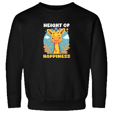 Discover Giraffe Height Of Happiness Sweatshirts