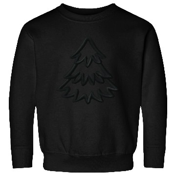Discover Christmas tree embroidered Sweatshirts