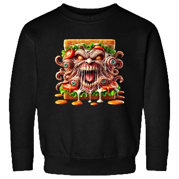 Discover Terrifying Monster Sandwich Sweatshirts