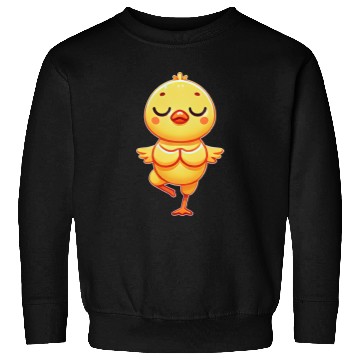 Discover Meditating Duck Yoga Autogenic Training Inner Sweatshirts