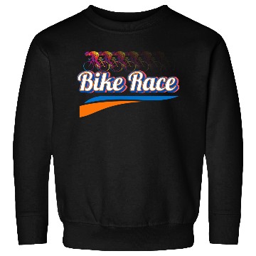 Discover Bike Race special colorful design. Sweatshirts
