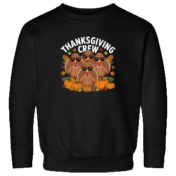 Discover Thanksgiving Crew Turkey Sunglasses Fun Sweatshirts