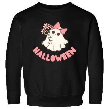 Discover halloween friendly flower ghost Sweatshirts