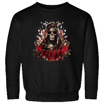 Discover Santa Muerte Folk Saint Sweatshirts