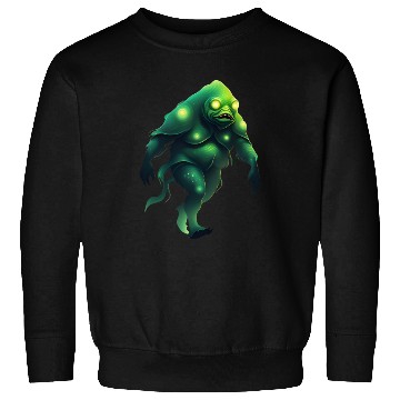 Discover Giant Green Monster Creature Sweatshirts