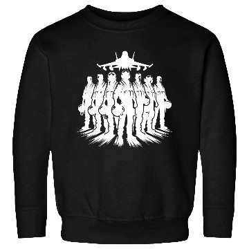 Discover Air Force Pilots Cool Airplane Portrait Sweatshirts