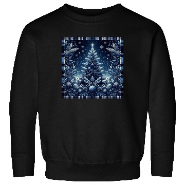 Discover flannel blue and white christmas Sweatshirts