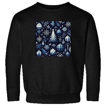 Discover flannel blue and white christmas Sweatshirts