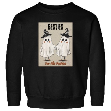 Discover Retro Ghost Besties for the Resties Top Sweatshirts