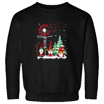 Discover Gnomes Jesus Dandelion Christmas Tree Sweatshirts