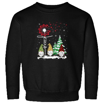 Discover Gnomes Jesus Dandelion Christmas Tree Sweatshirts