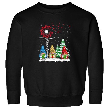 Discover Gnomes Jesus Dandelion Christmas Tree Sweatshirts
