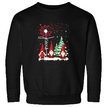Discover Gnomes Jesus Dandelion Christmas Tree Sweatshirts