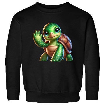 Discover Adorable Waving Turtle Sweatshirts