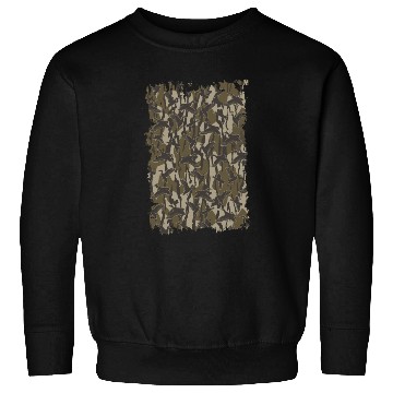 Discover Waterfowl Hunting Camo Duck Hunters Bottomland Cam Sweatshirts